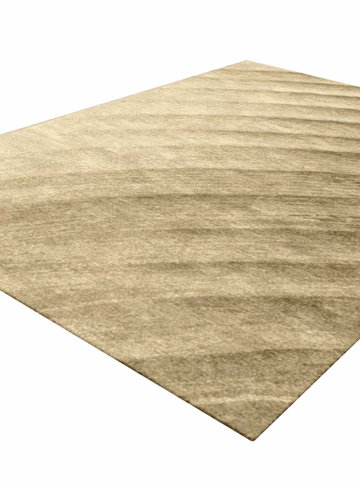 Luxury hand tufted carpet made from 100% Wool in camel color and 3' x 5' size