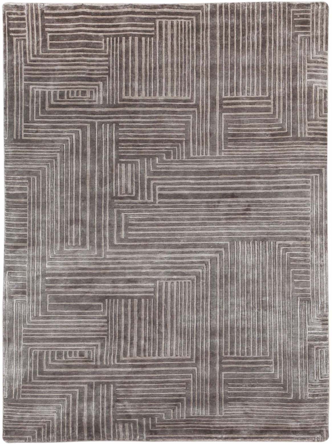 Luxury hand knotted carpet made from Botanical Silk