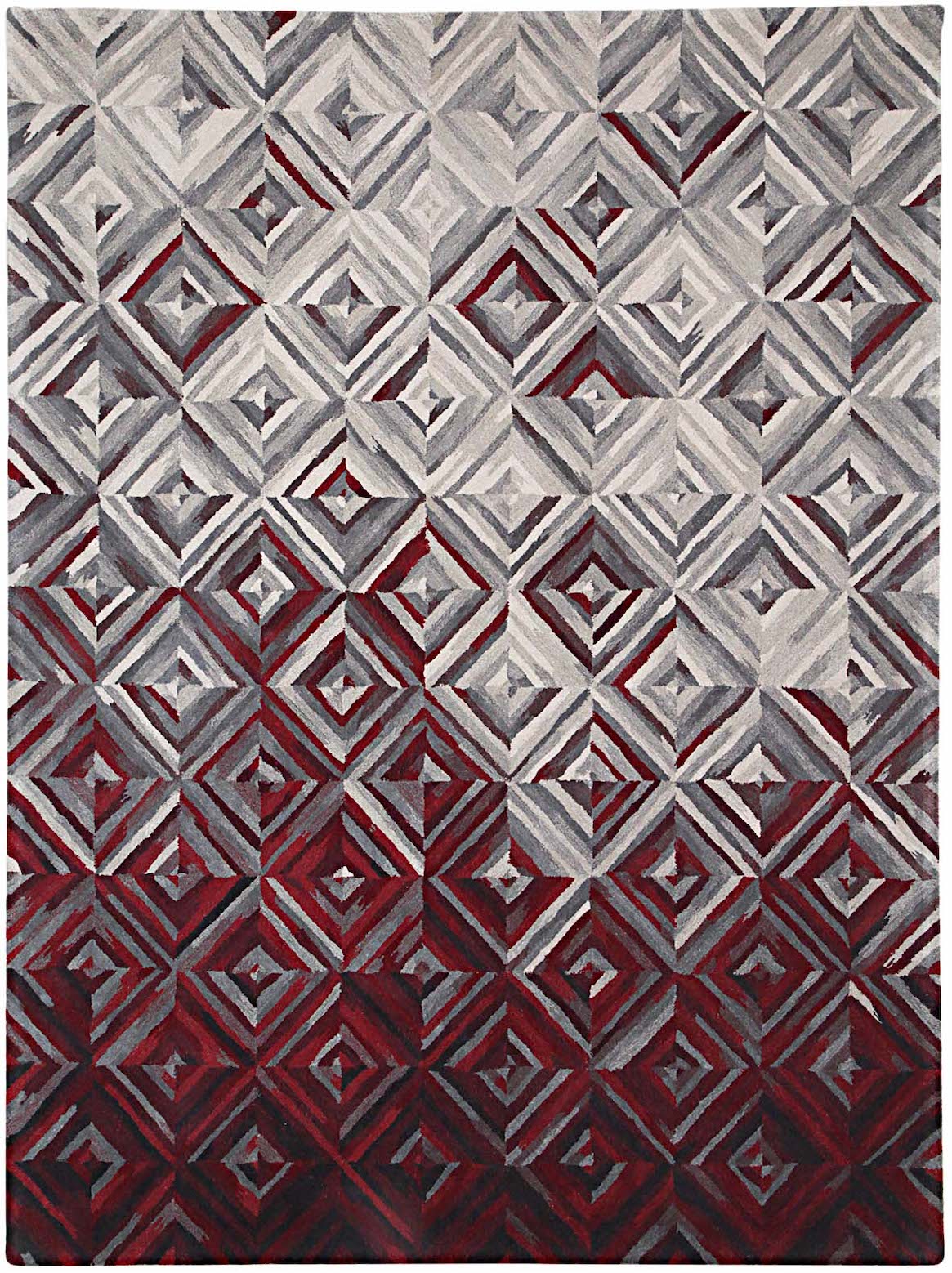 Luxury hand tufted carpet made from Wool & Botanical Silk