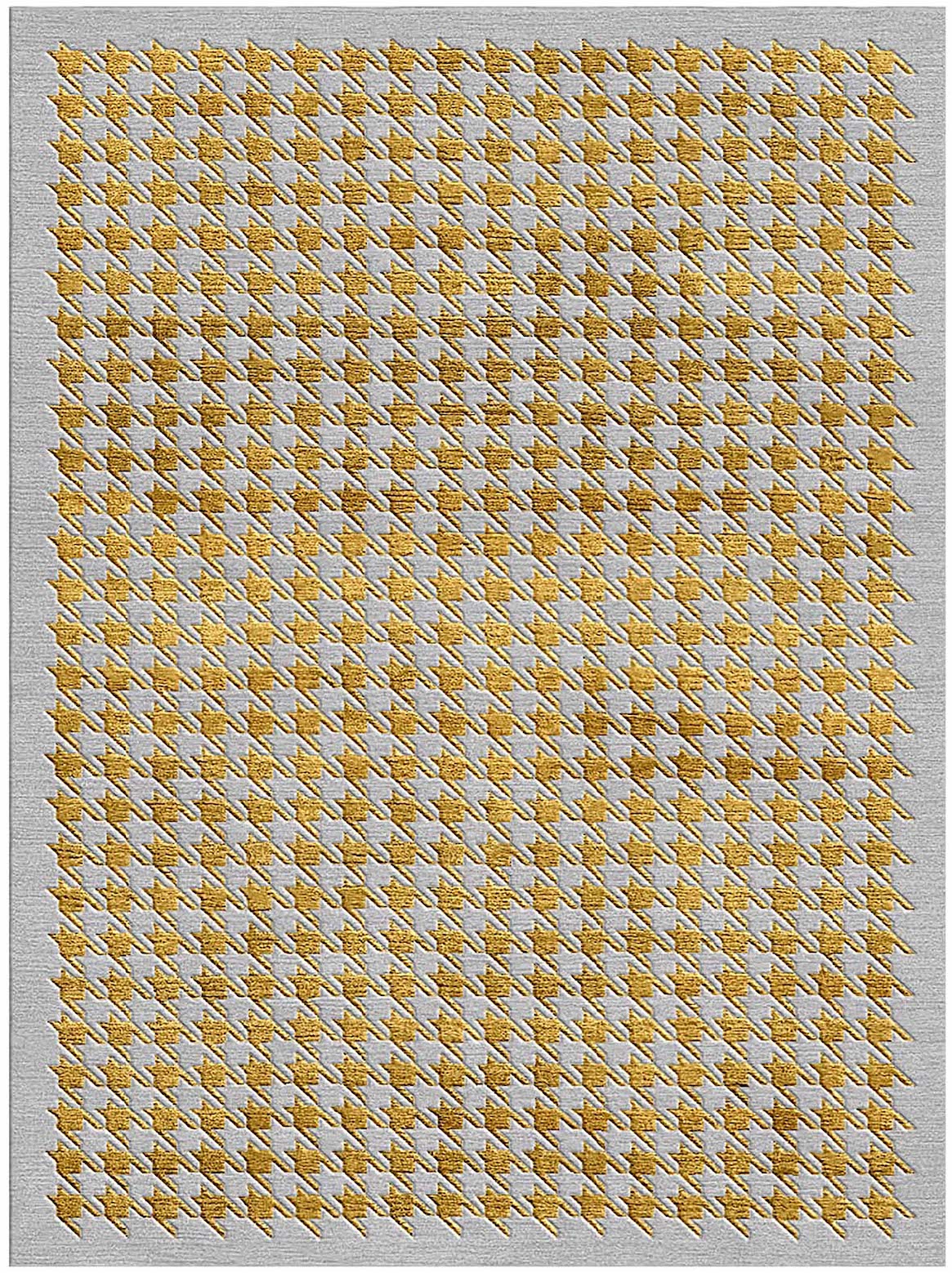 Luxury hand tufted carpet made from Wool & Botanical Silk