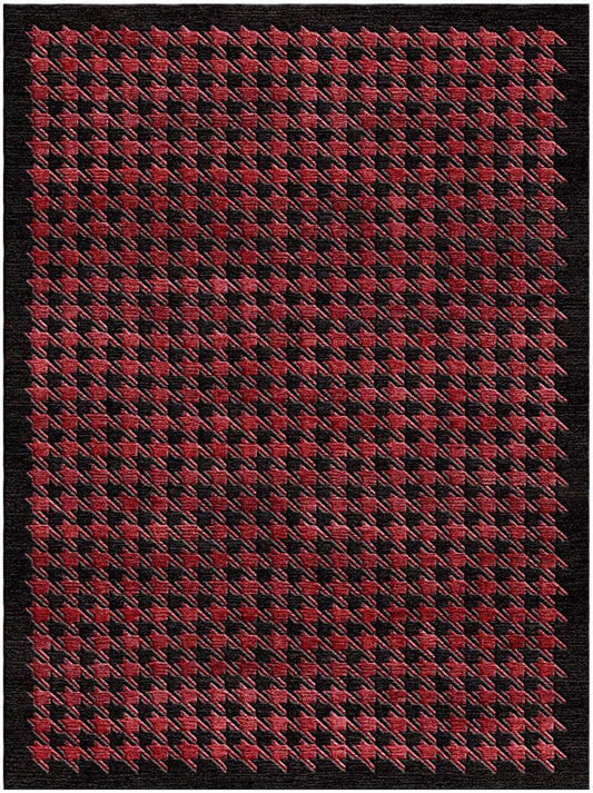 Luxury hand tufted carpet made from Wool & Botanical Silk