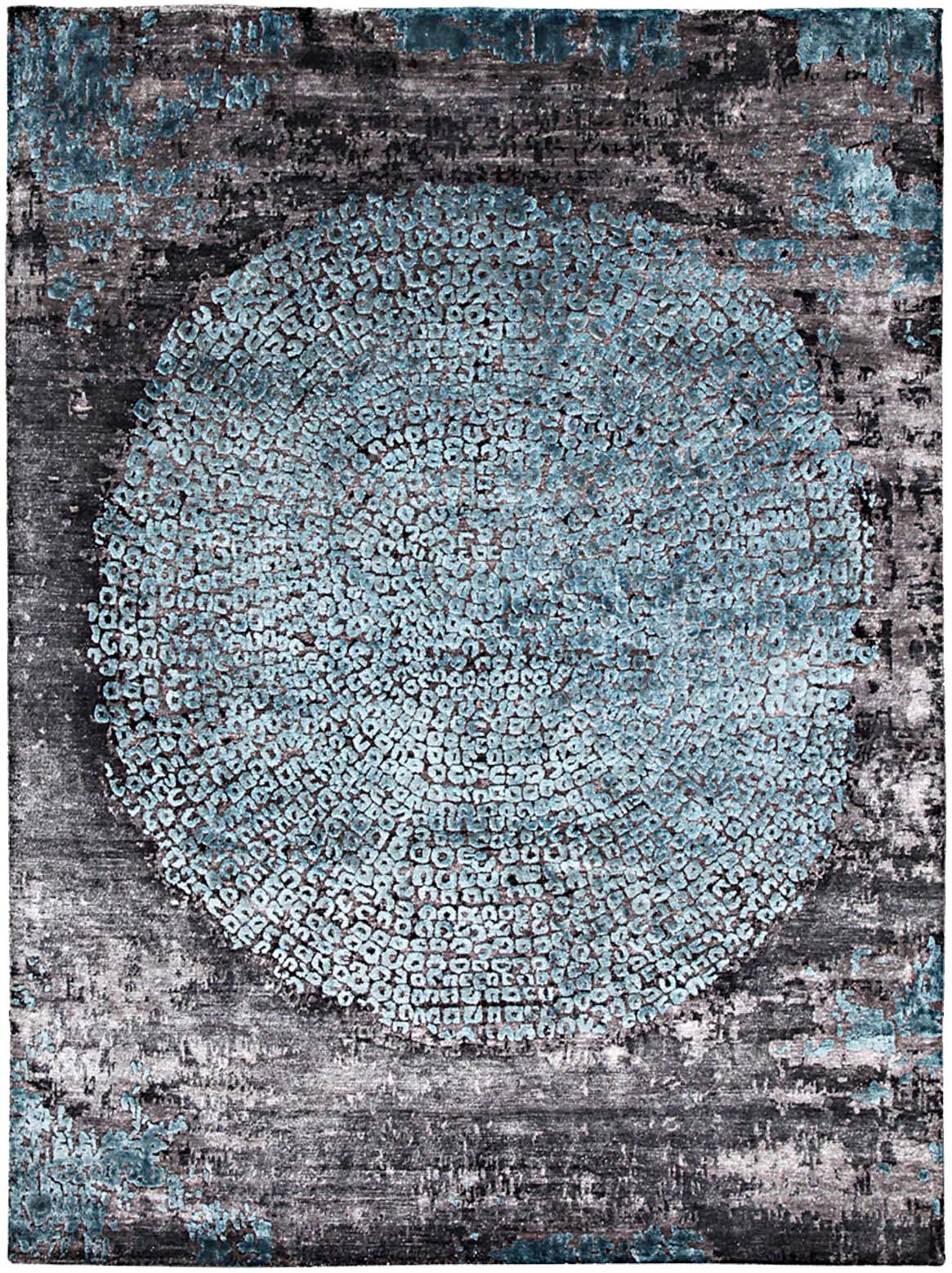 Luxury hand knotted carpet made from Botanical & Bamboo Silk