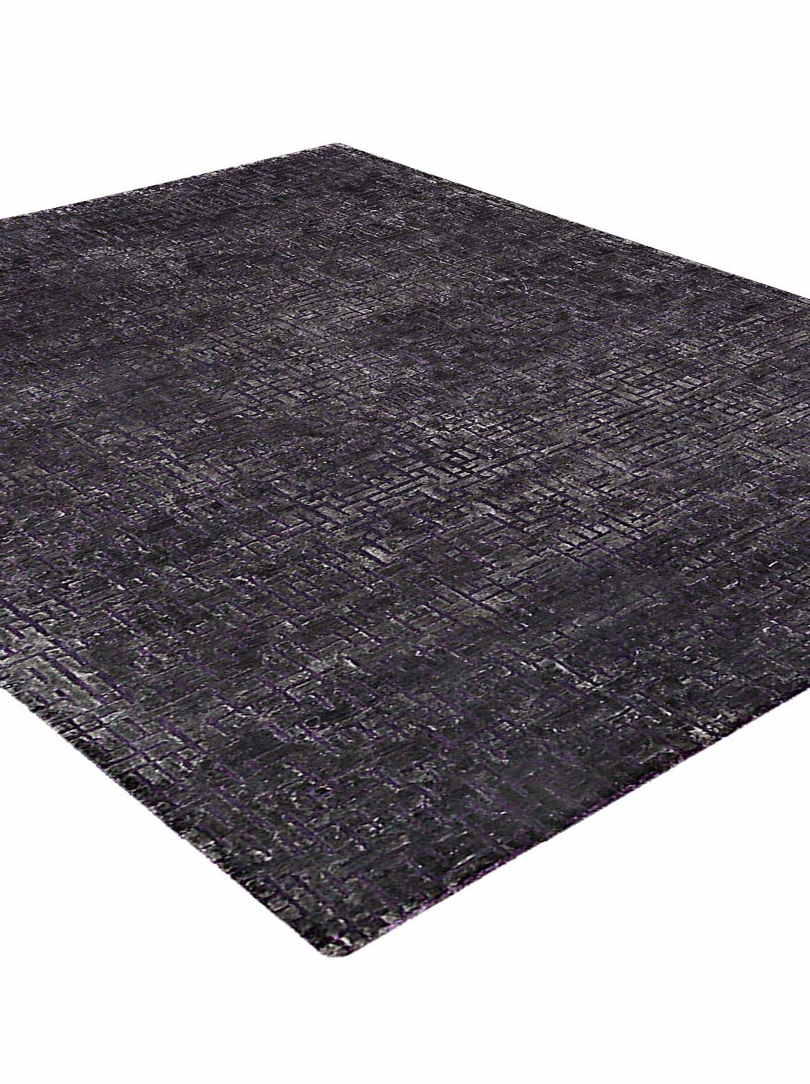 Luxury carpet in Charcoal Mauve color and 6' x 9' size