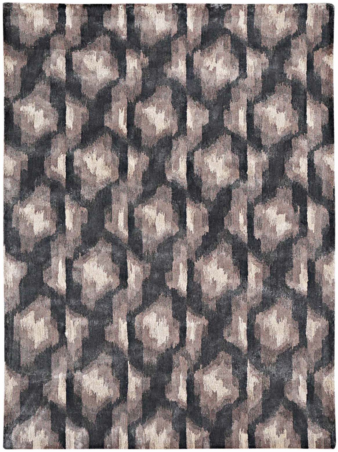 Luxury hand tufted carpet made from Botanical Silk