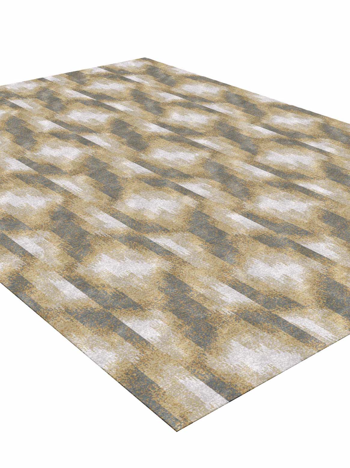 Luxury carpet in Gold Ivory color and 4'6" x 6'6" size