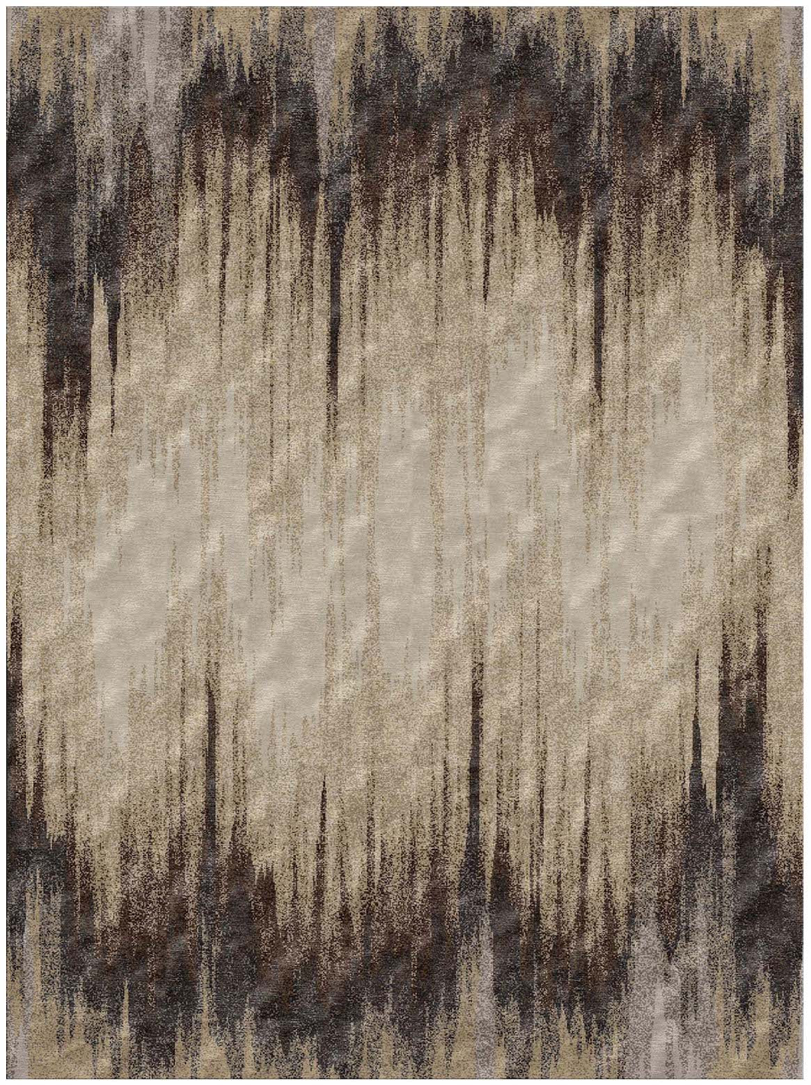Luxury hand tufted carpet made from Botanical Silk