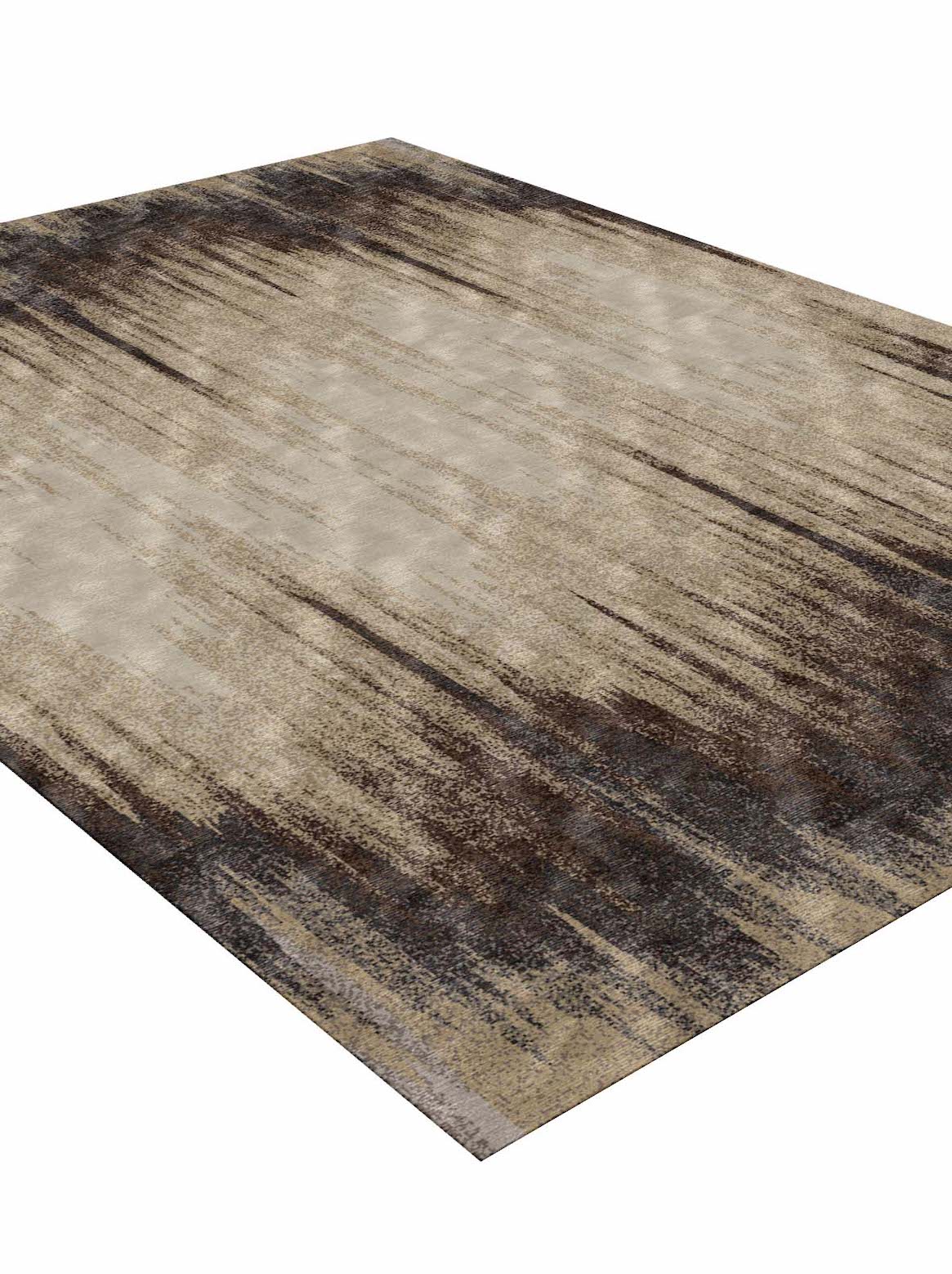 Luxury carpet in Beige Grey color and 4'6" x 6'6" size