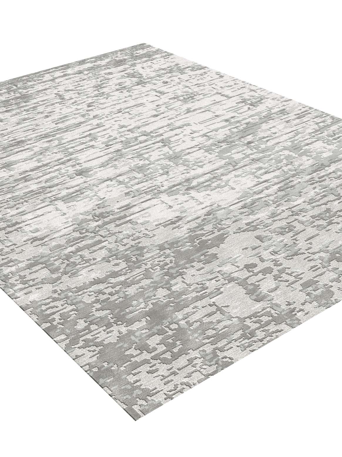 Luxury carpet in Grey color and 6' x 9' size