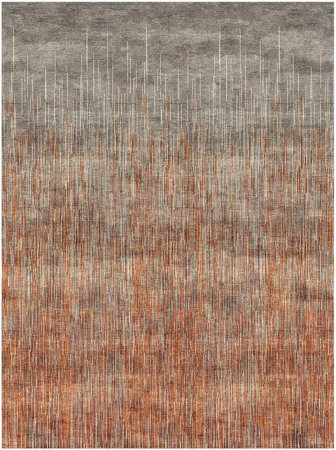 Luxury hand knotted carpet made from Botanical Silk