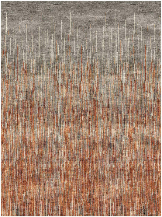 Luxury hand knotted carpet made from Botanical Silk
