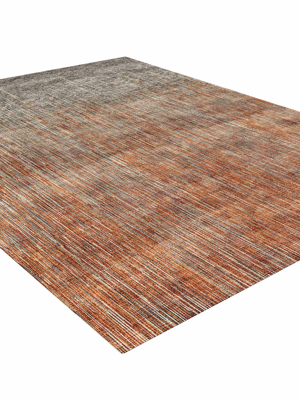 Luxury carpet in Rust color and 6' x 9' size