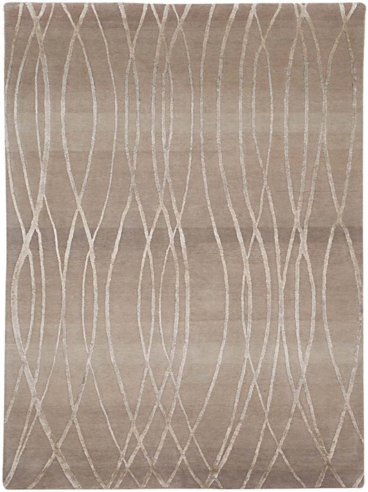 Luxury hand knotted carpet made from Botanical Silk
