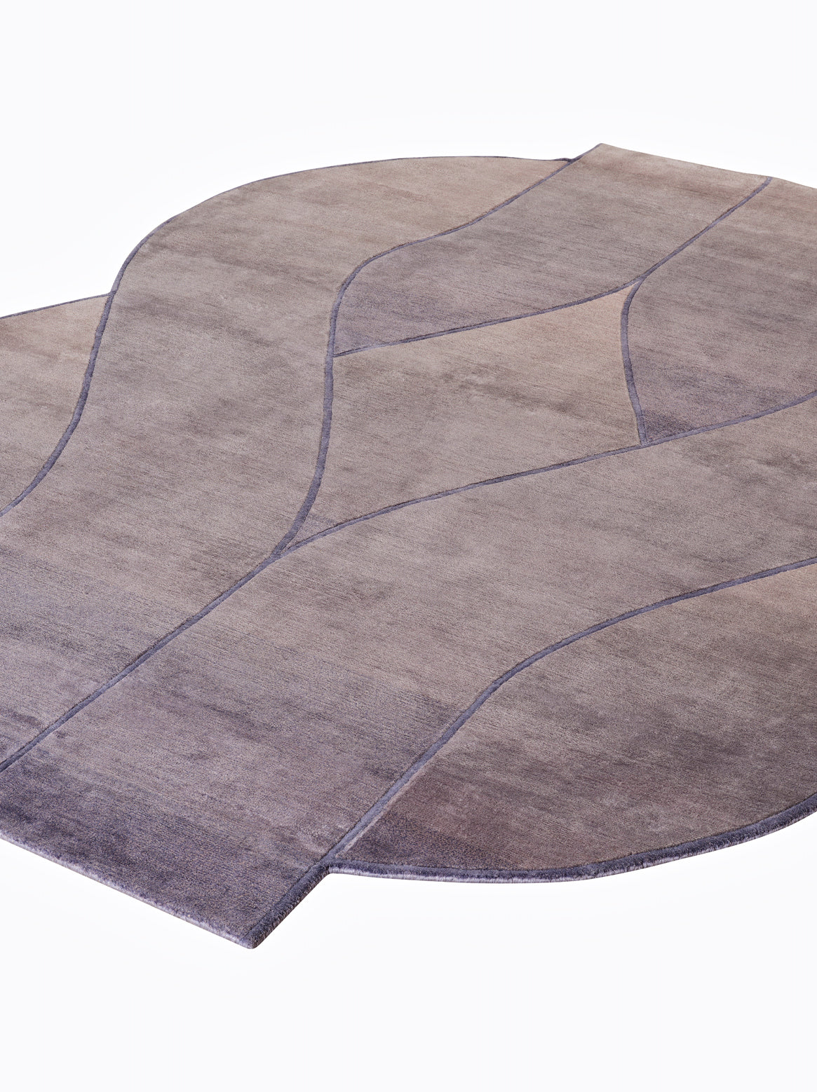 Luxury carpet in purple color and Custom Size
