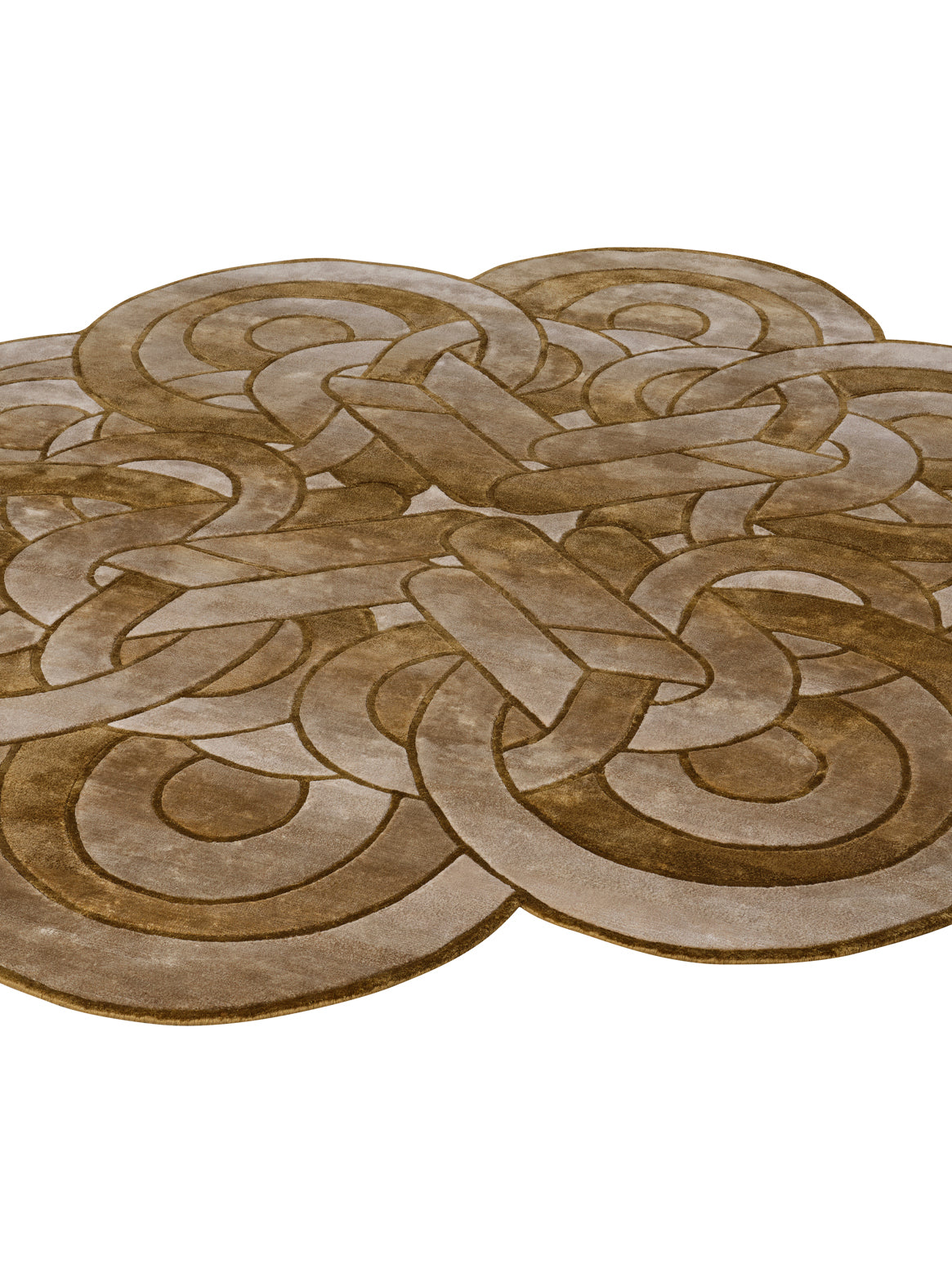 Luxury carpet in brown color and Custom Size