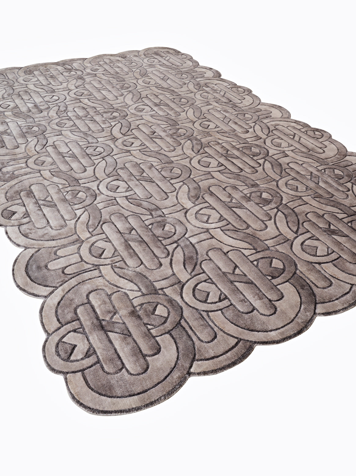 Luxury carpet in Ash color and Custom Size
