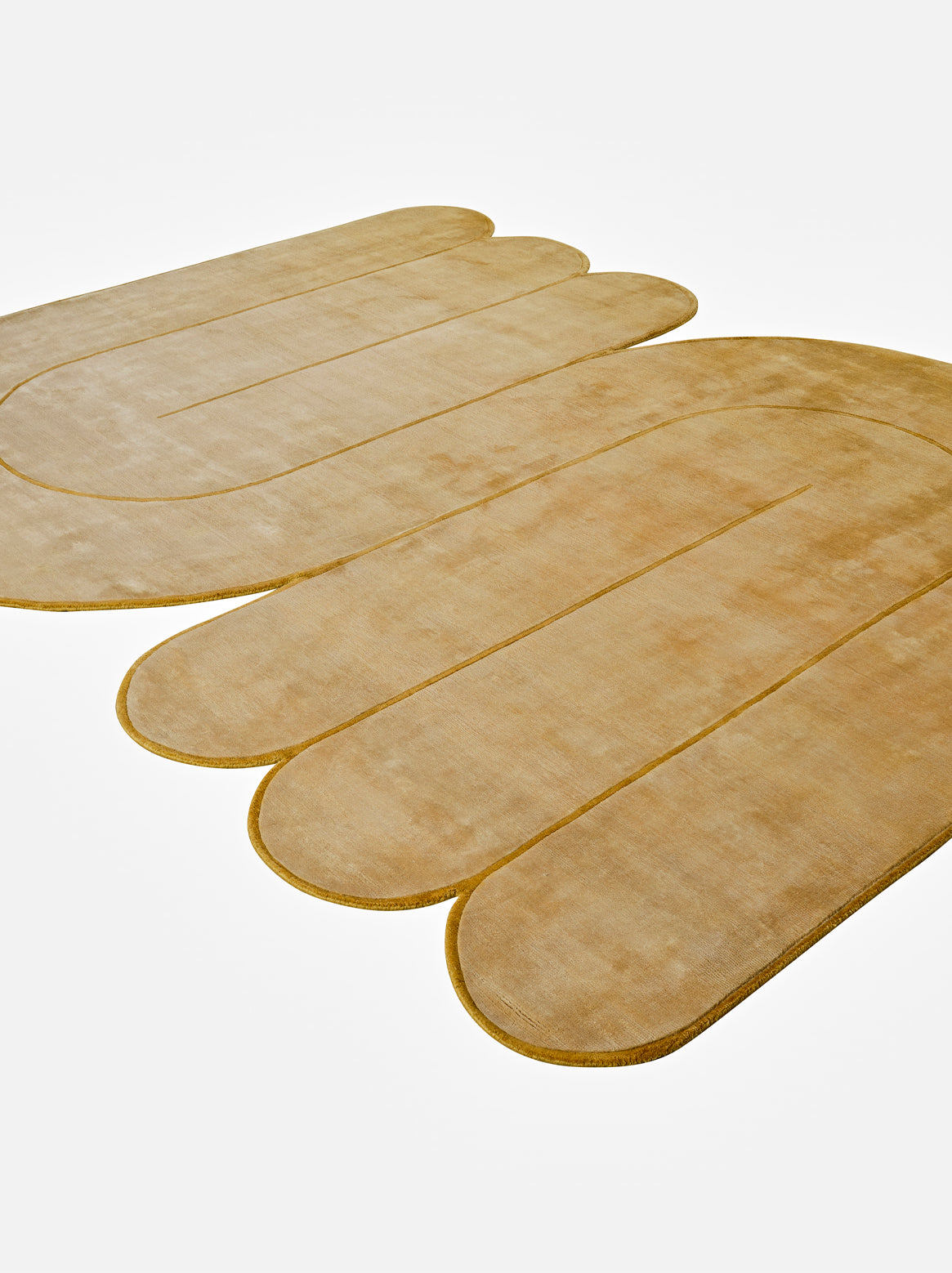 Luxury carpet in Yellow color and Custom Size