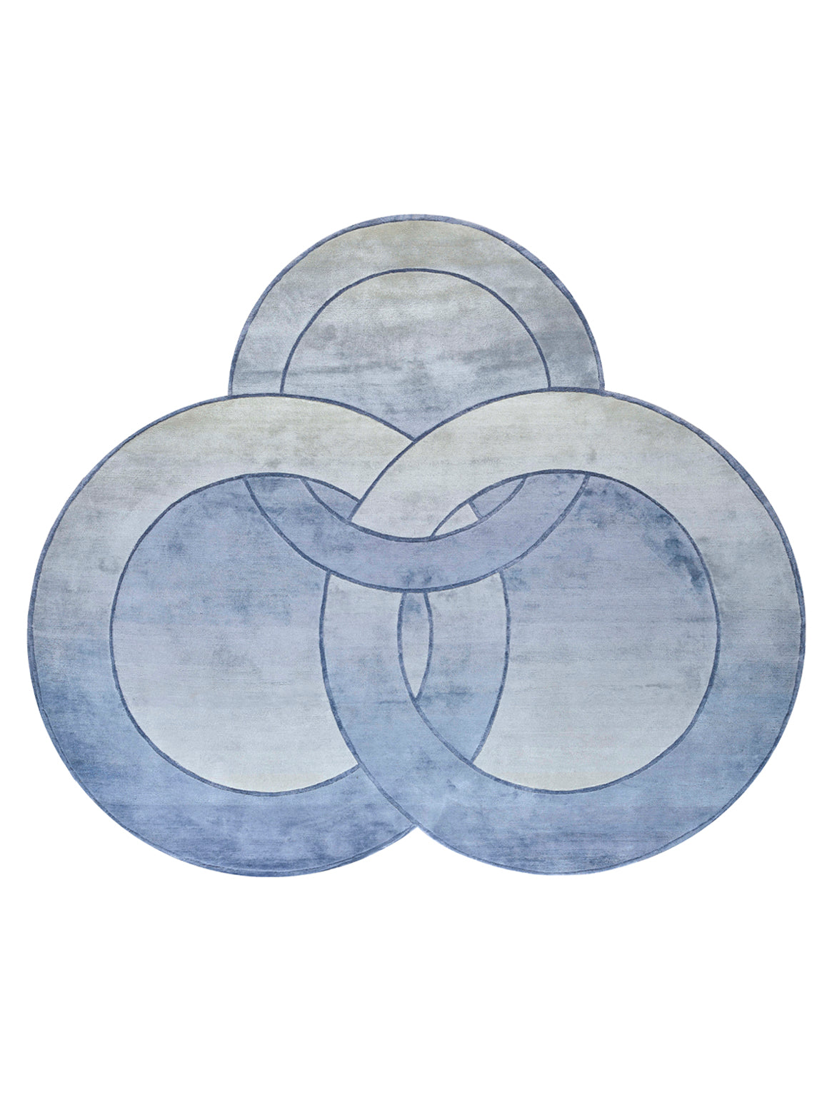 Luxury hand knotted carpet made from 100% Botanical Silk