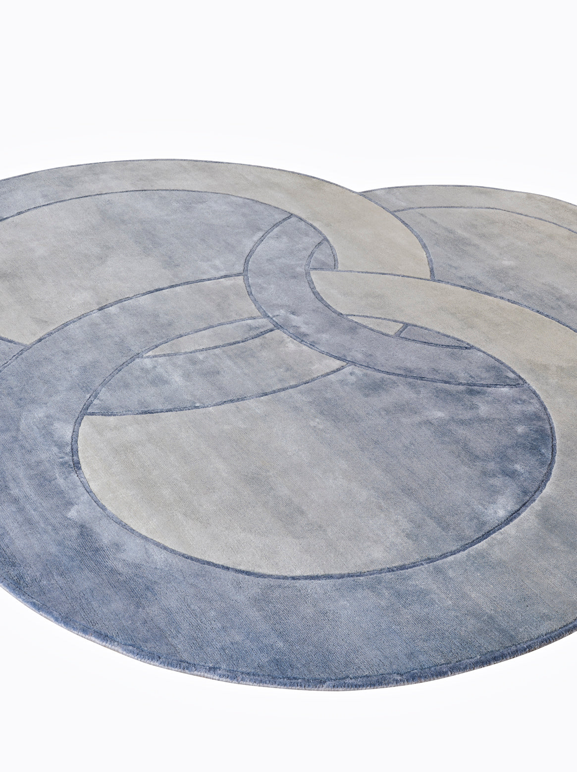 Luxury carpet in Blue color and Custom Size