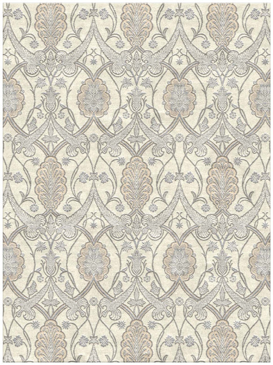 Luxury hand knotted carpet made from Wool & Botanical Silk
