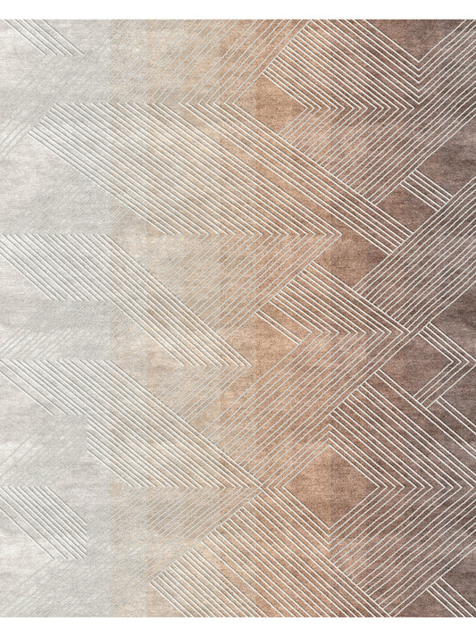 Luxury hand knotted carpet made from Wool & Botanical Silk