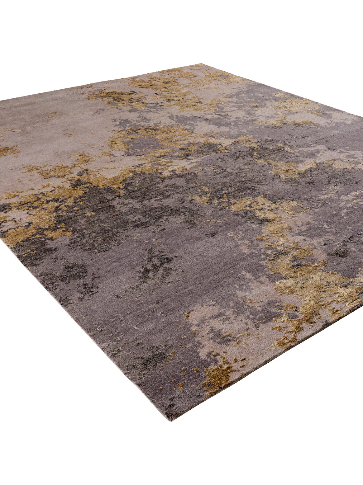 Luxury carpet in GREY PEACH color and 9' x 12' size