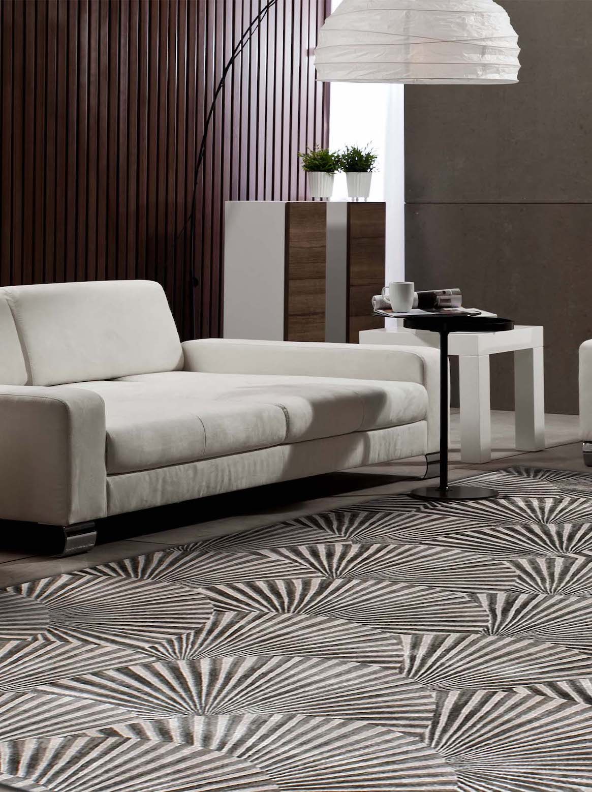 Luxury carpet in Beige Taupe color and Custom Size