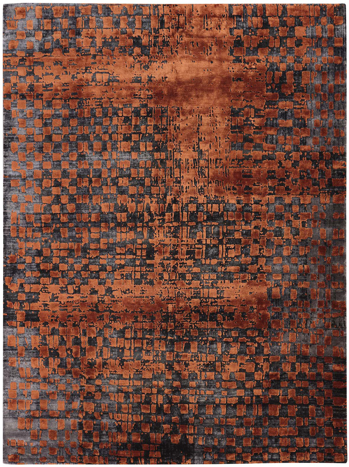 Luxury hand knotted carpet made from Botanical Silk