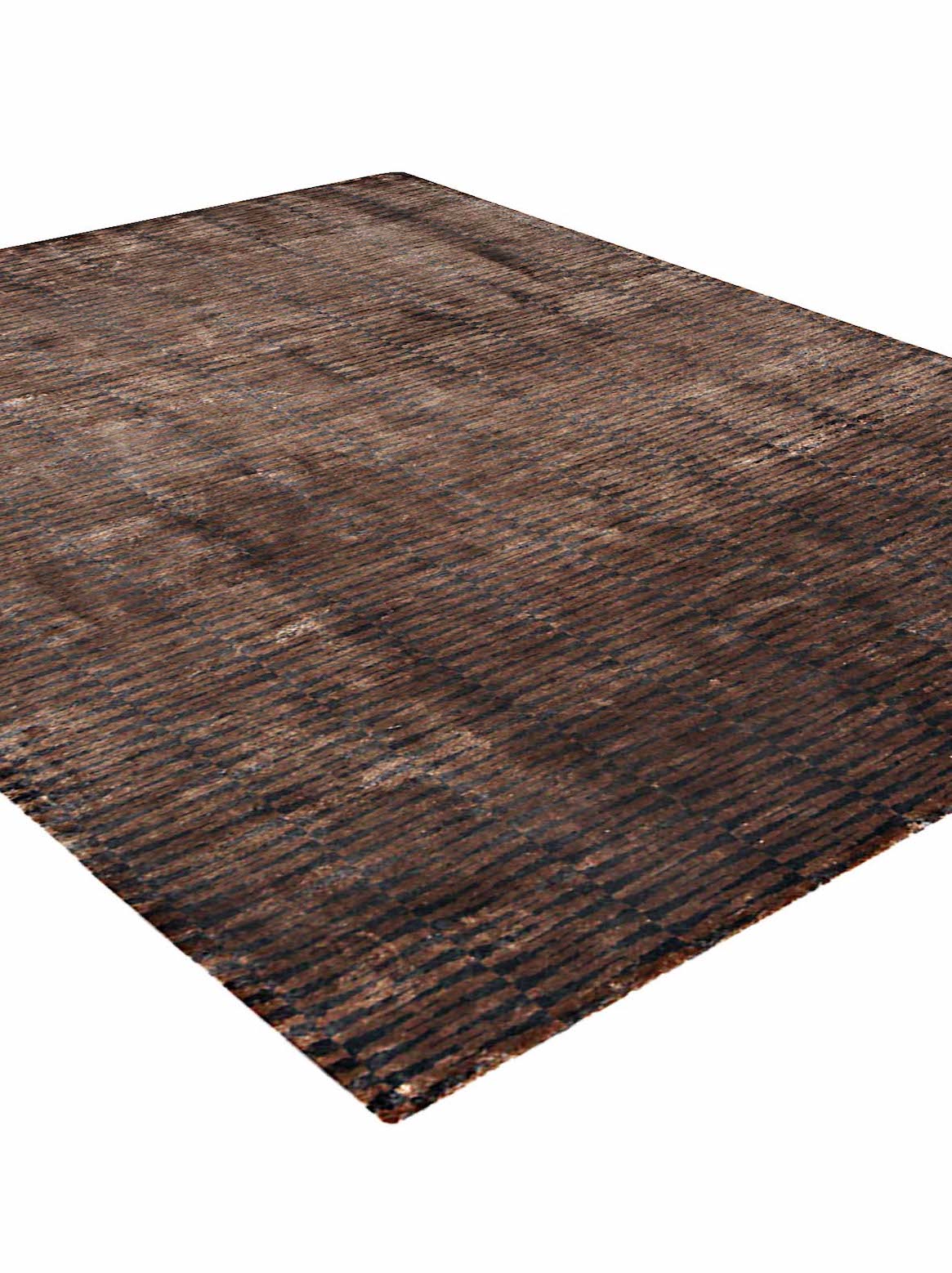 Luxury carpet in Charcoal Gold color and 6' x 9' size