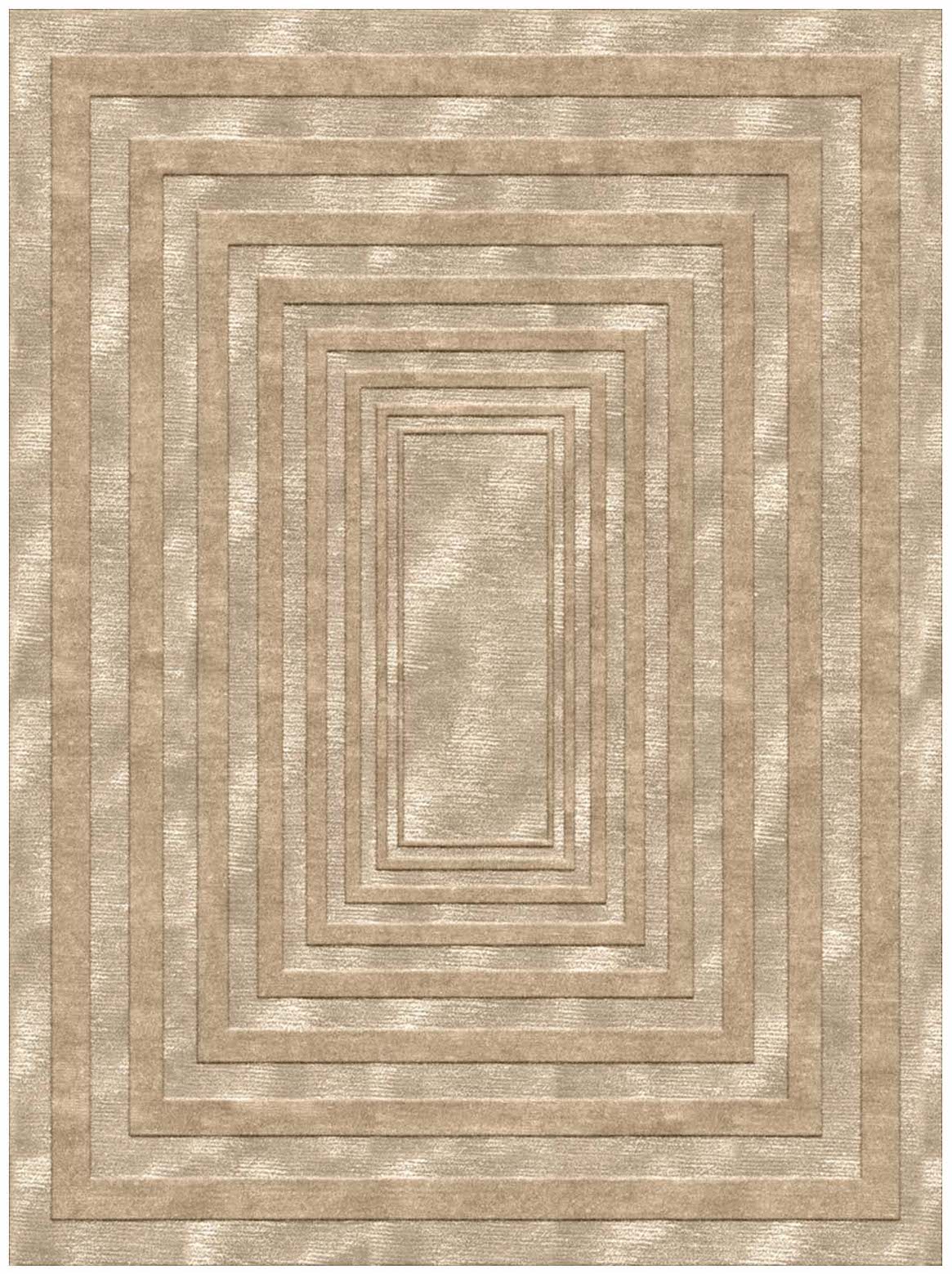 Luxury hand knotted carpet made from Wool & Botanical Silk