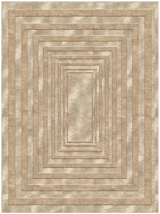 Luxury hand knotted carpet made from Wool & Botanical Silk