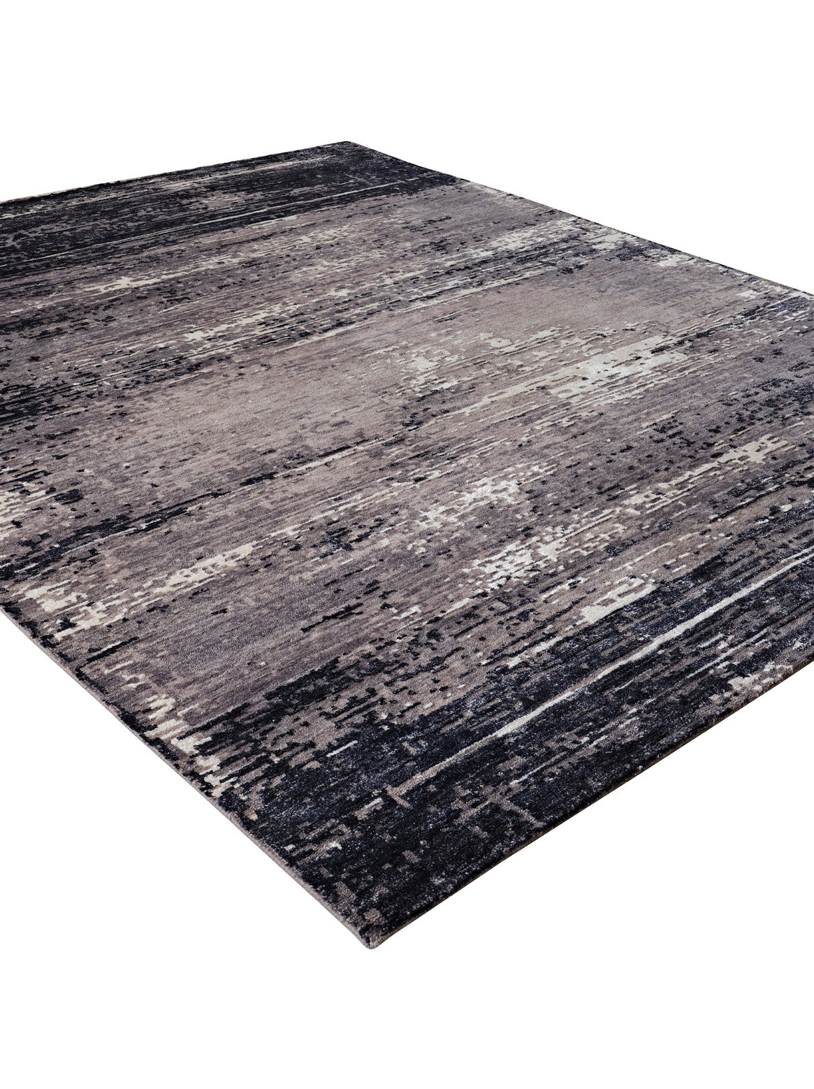 Luxury carpet in BLACK & WHITE color and 9' x 12' size