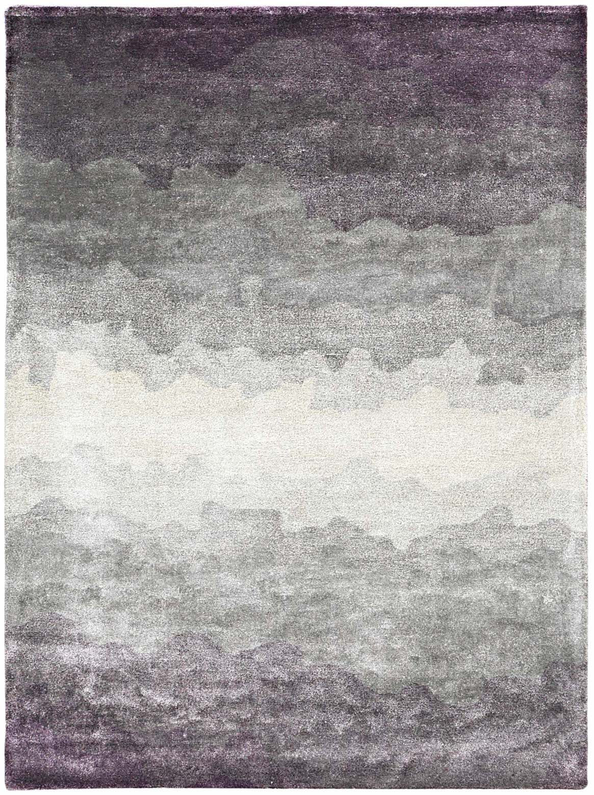 Luxury hand tufted carpet made from 100% Botanical Silk