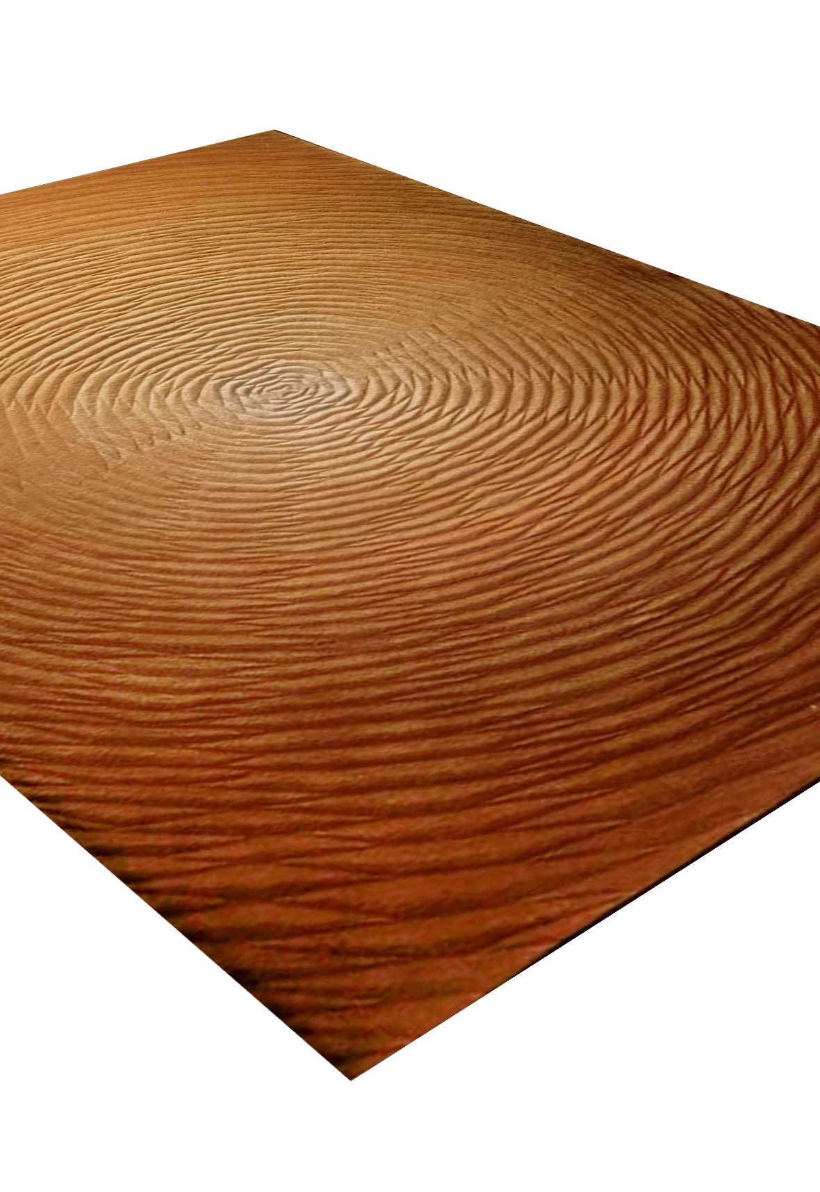 Luxury carpet in Rust color and 5'6" x 8' size