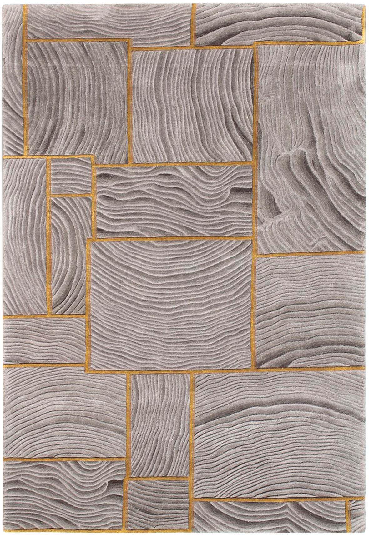Luxury hand tufted carpet made from Wool & Botanical Silk