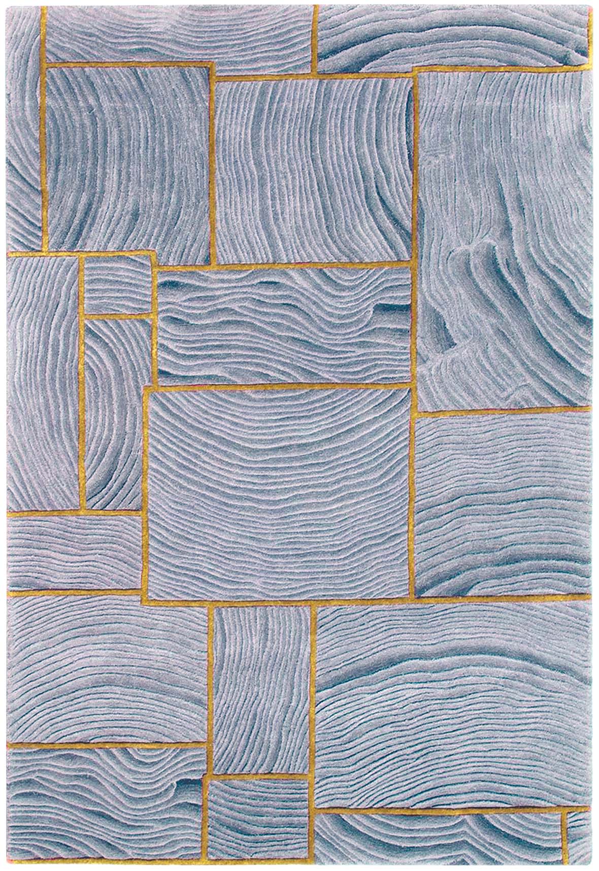 Luxury hand tufted carpet made from Wool & Botanical Silk