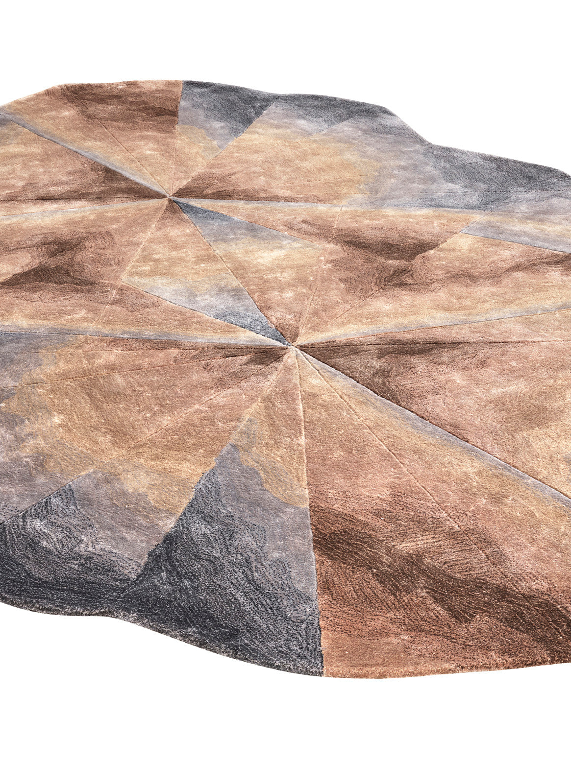 Luxury carpet in Old Rose color and Custom Size