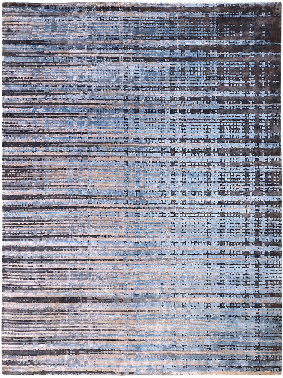 Luxury hand knotted carpet made from Botanical Silk