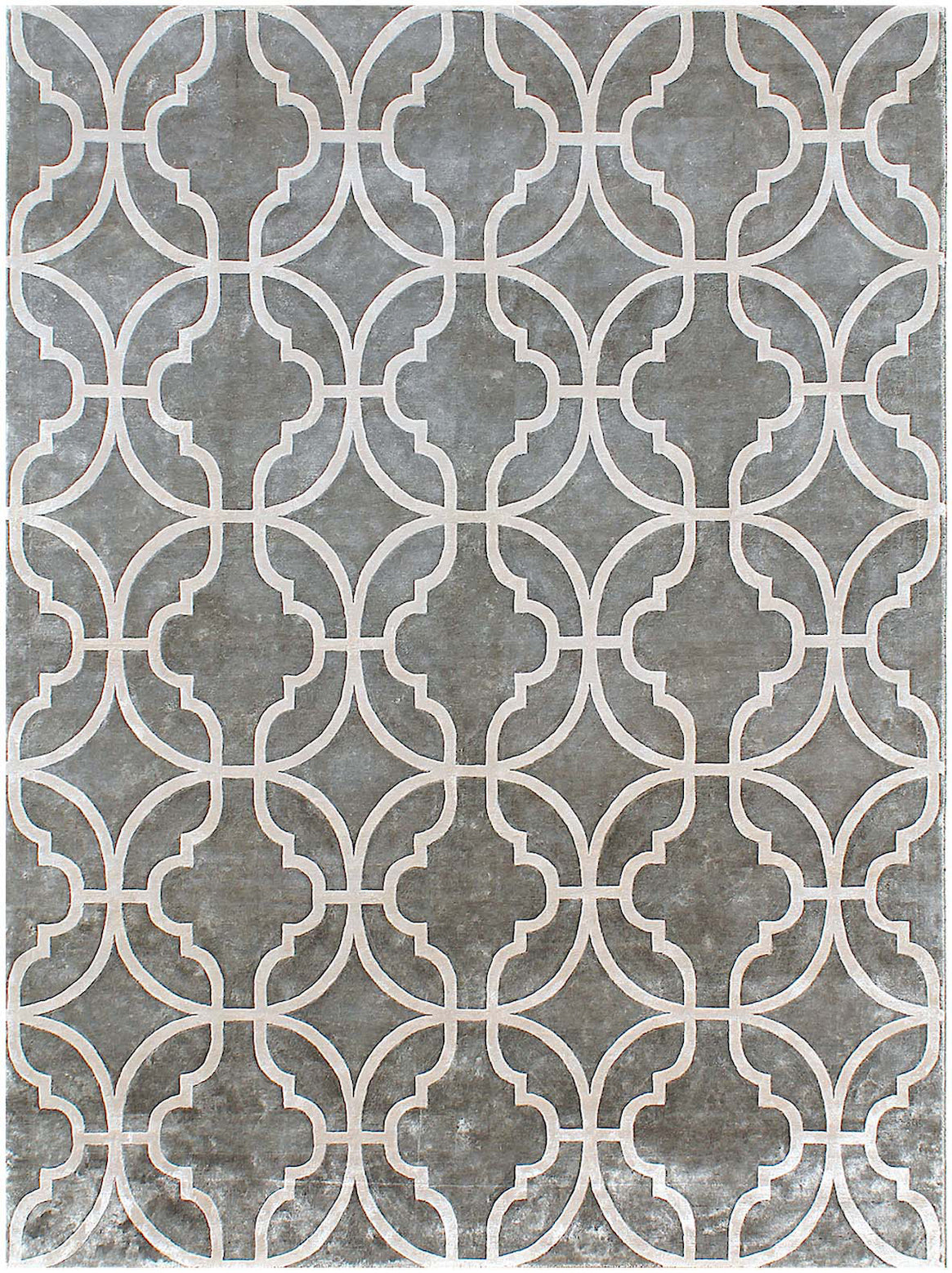 Luxury hand knotted carpet made from Botanical Silk