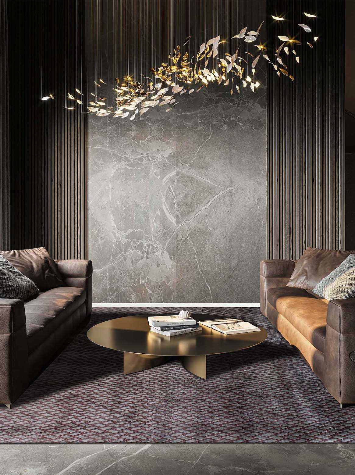 Luxury carpet in Grey Mauve color and 6' x 9' size