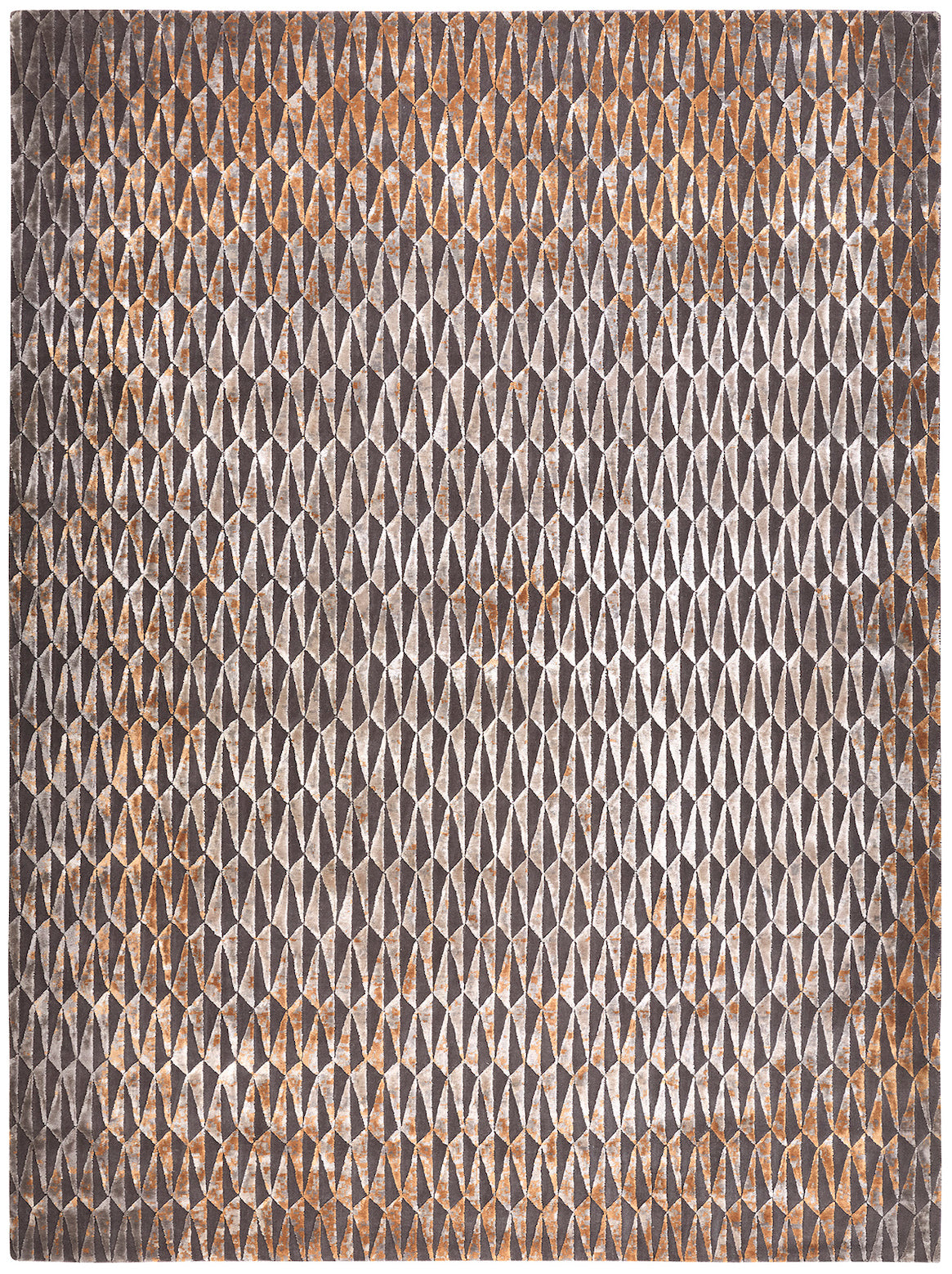Luxury hand knotted carpet made from Wool & Botanical Silk