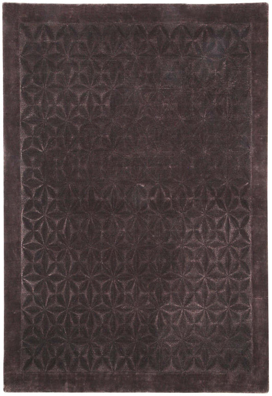 Luxury hand tufted carpet made from Wool & Botanical Silk