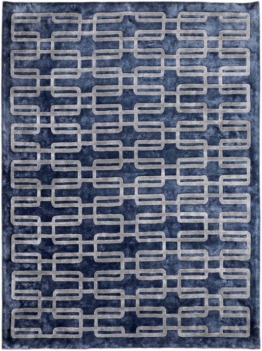 Luxury hand tufted carpet made from 100% Bamboo Silk