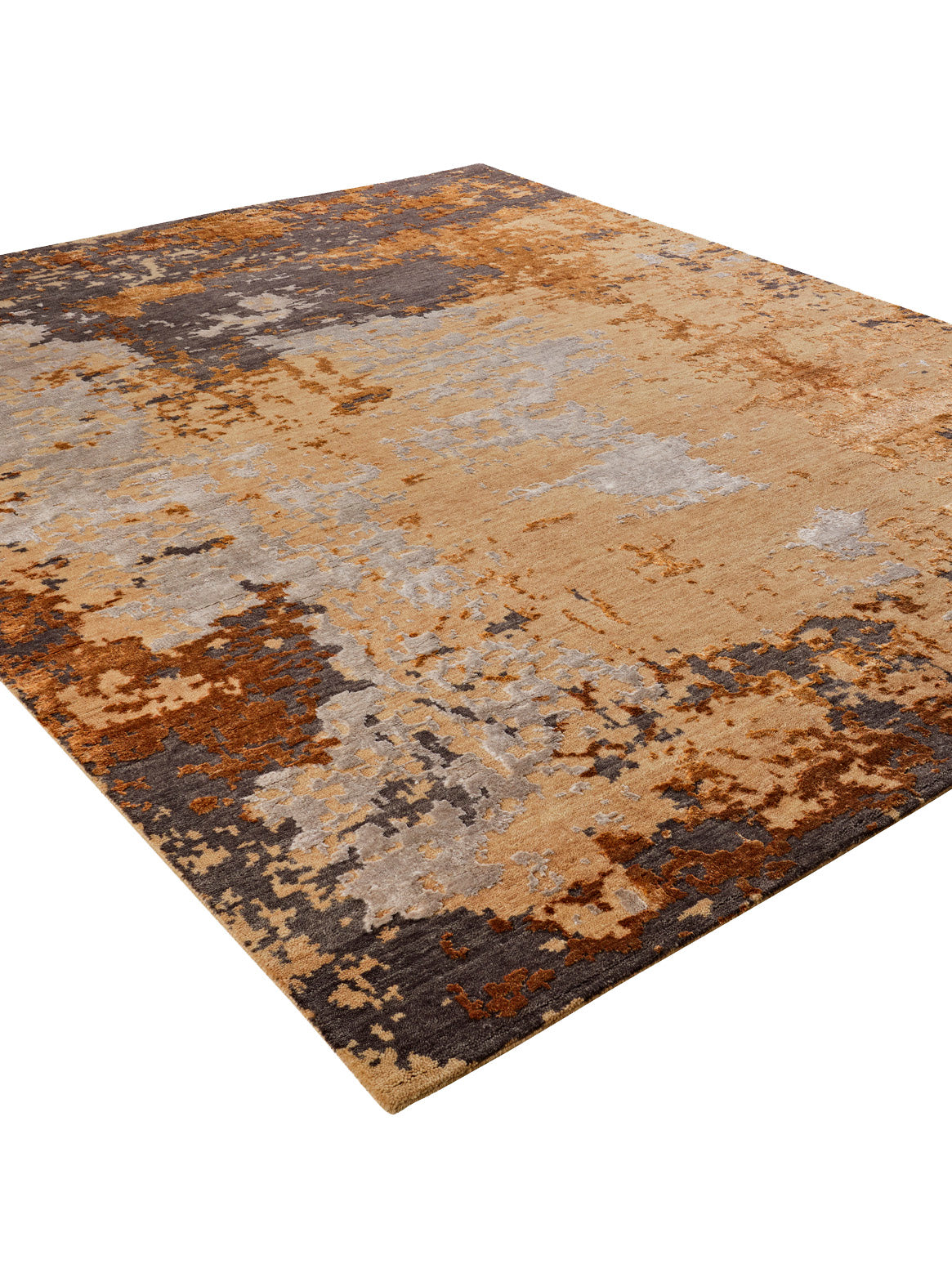 Luxury carpet in CHARCOAL RUST color and 9' x 12' size