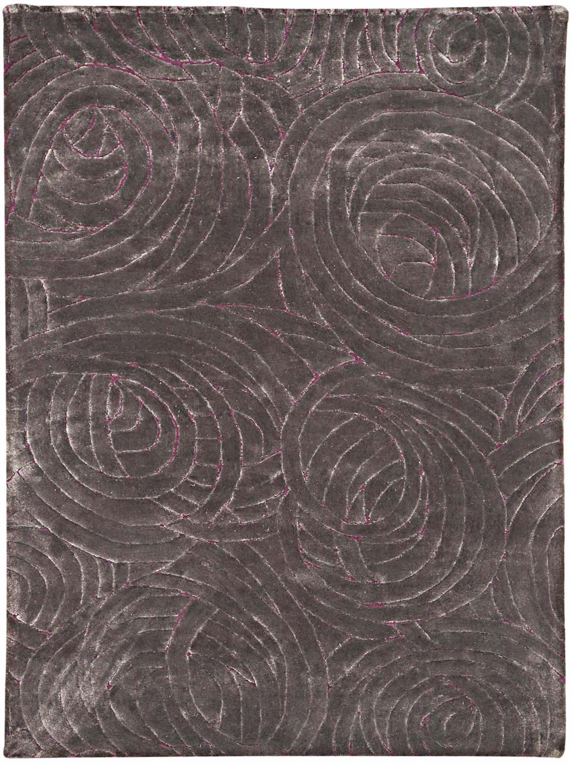 Luxury hand tufted carpet made from Wool & Botanical Silk