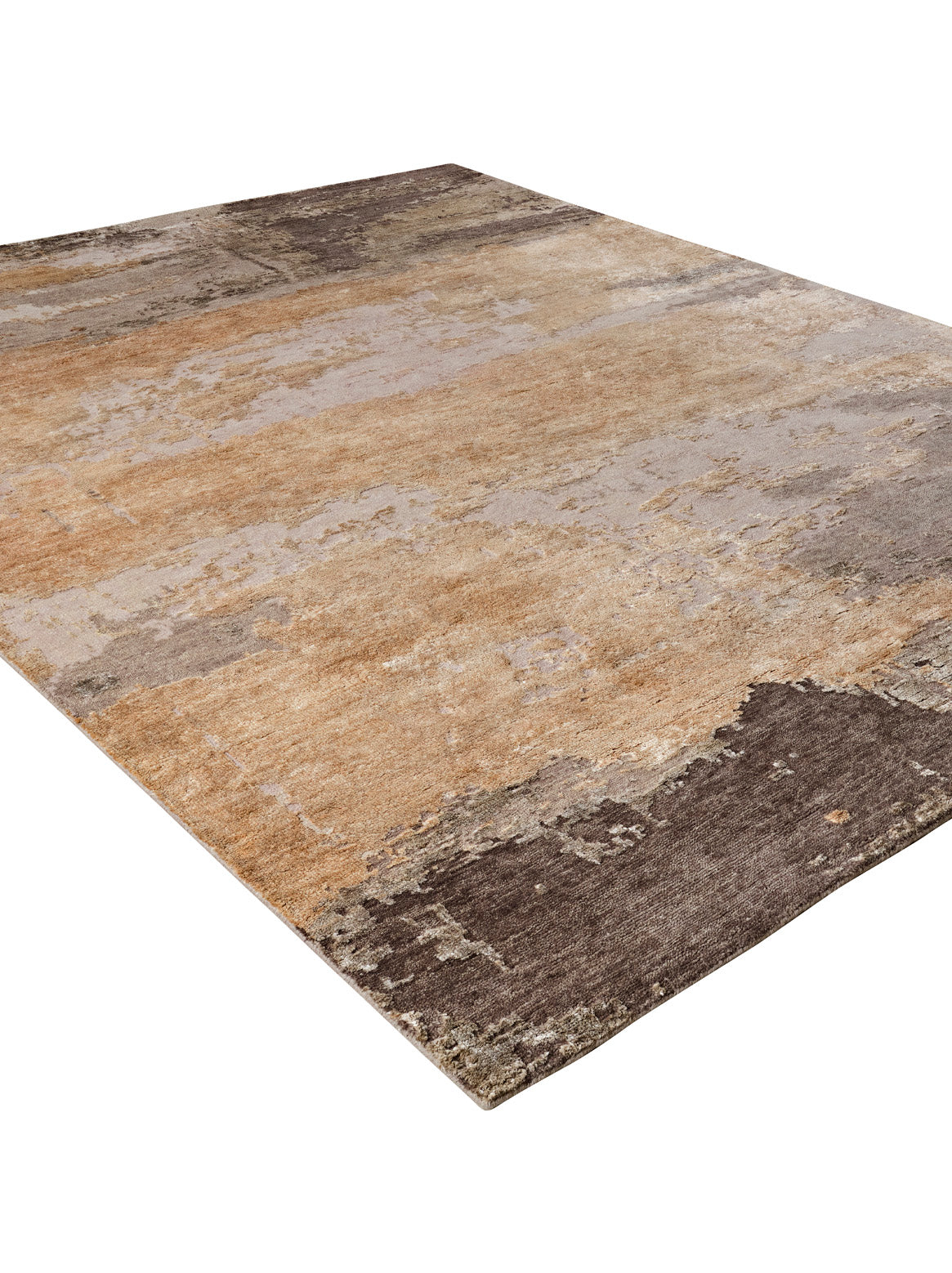 Luxury carpet in RUST BROWN color and 9' x 12' size