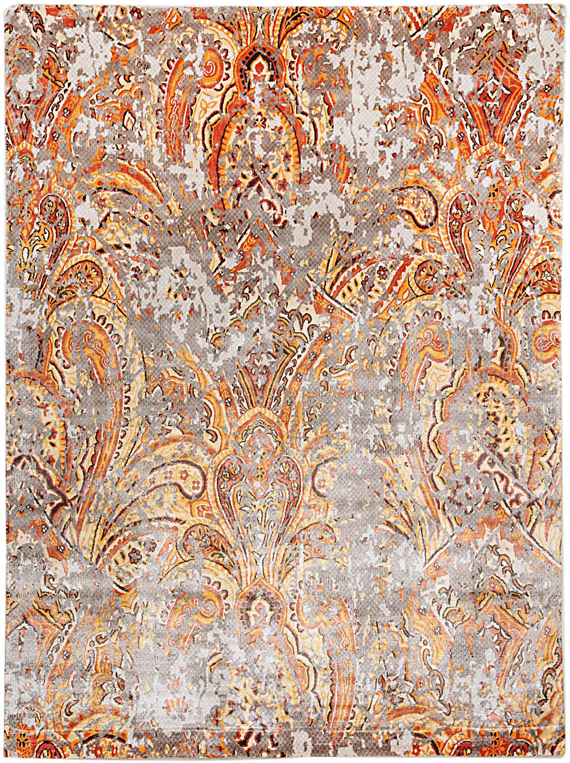 Luxury hand knotted carpet made from Botanical Silk