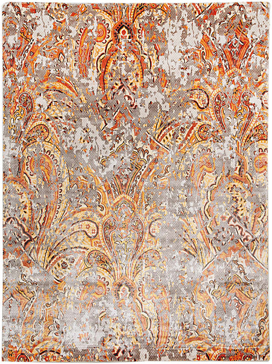 Luxury hand knotted carpet made from Botanical Silk