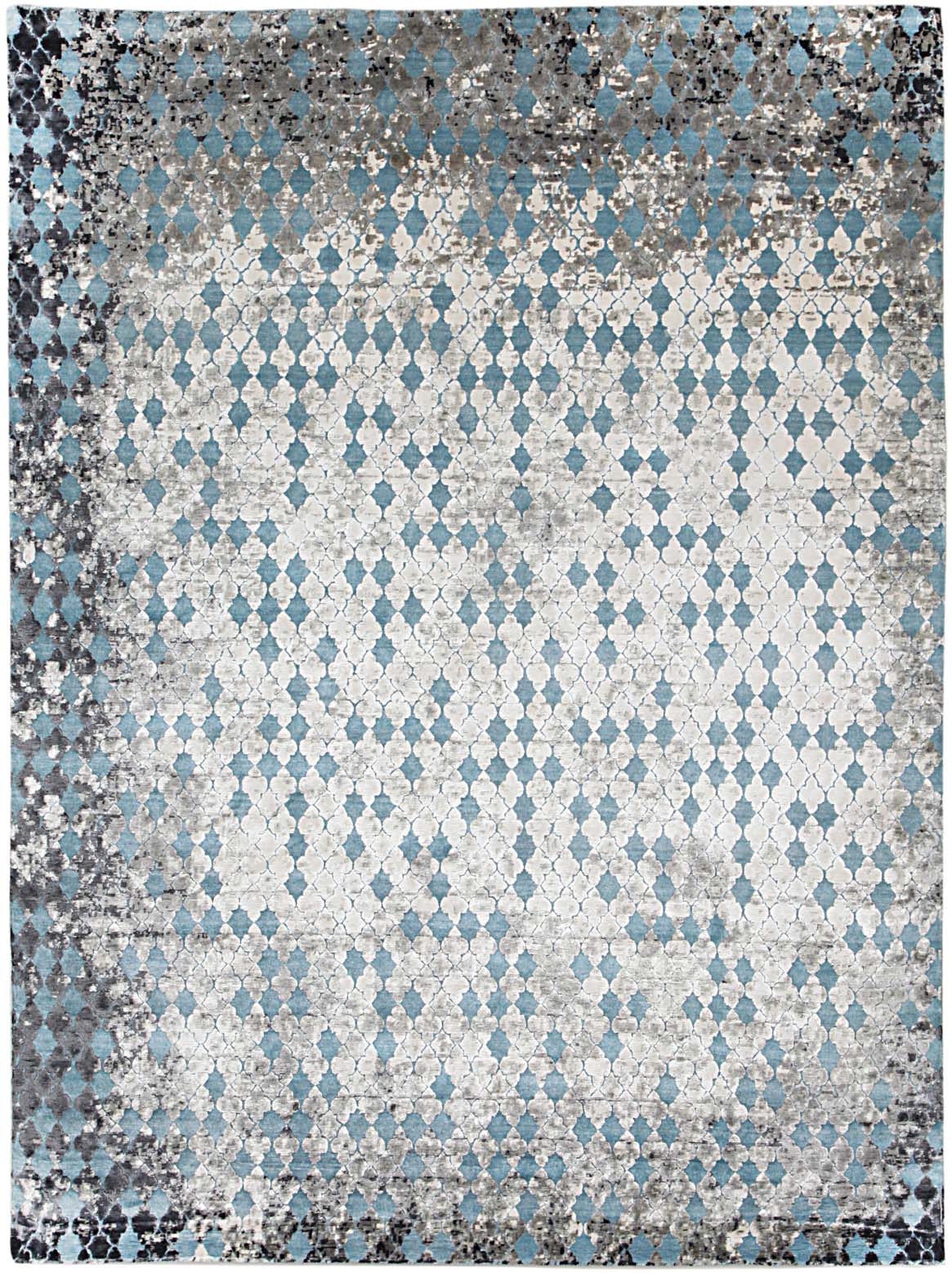 Luxury hand knotted carpet made from Wool & Botanical Silk