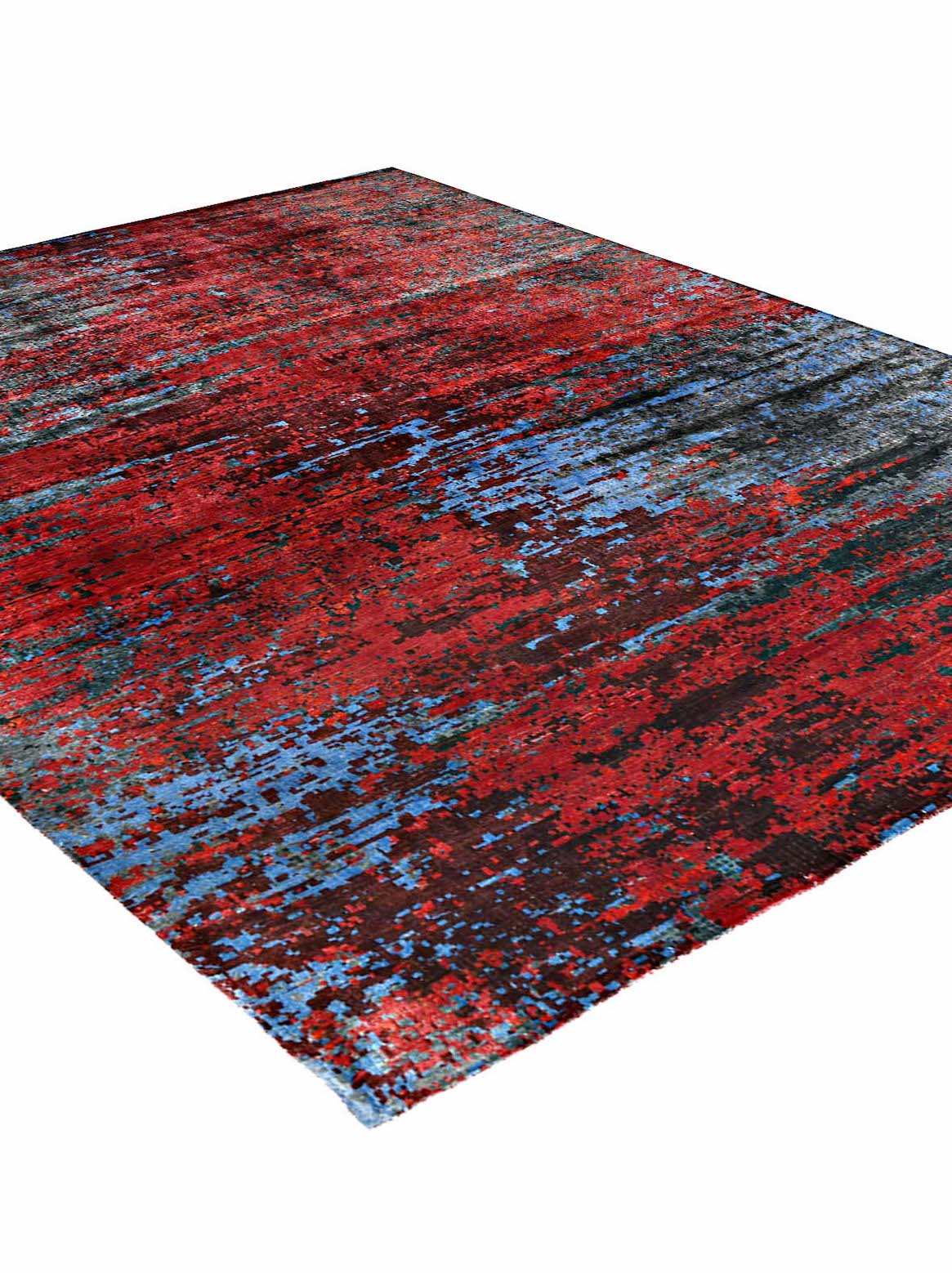 Luxury carpet in Red color and 10' x 14' size
