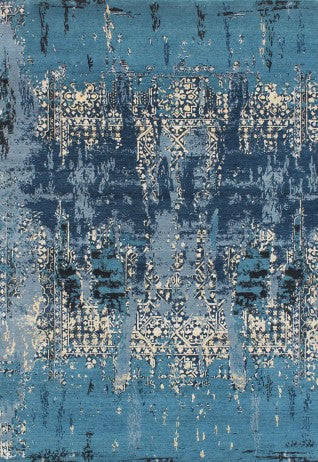 Luxury hand knotted carpet made from Wool & Bamboo Silk